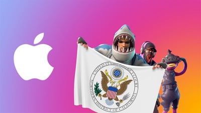 característica de Fortnite Apple logo US DC NorCal
