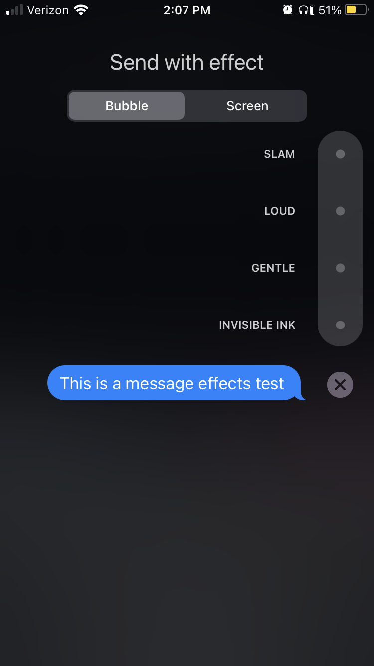 Cómo usar los efectos de mensajes de texto de iOS en tu iPhone