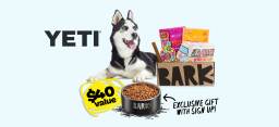 Obtén un tazón para perros Yeti gratis en BarkBox y Super Chewer