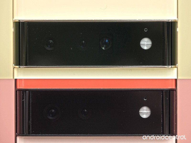 Google Pixel 6 Coming Soon Nyc Display Unit Camera Bump Compare