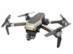 Dron con cámara dual HD de largo alcance 4K dorado y negro con Wi-Fi y GPS - $ 298.95