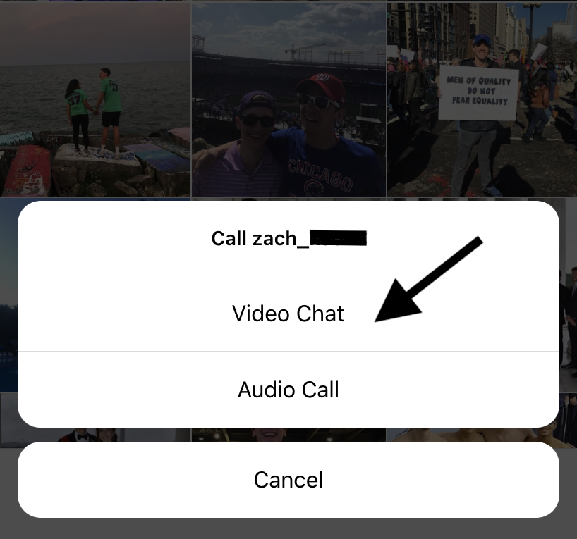 No hay forma posible de usar el modo vertical en una llamada de audio, así que asegúrese de tocar el video.