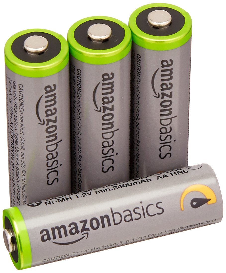 Baterías recargables de Amazon Basics