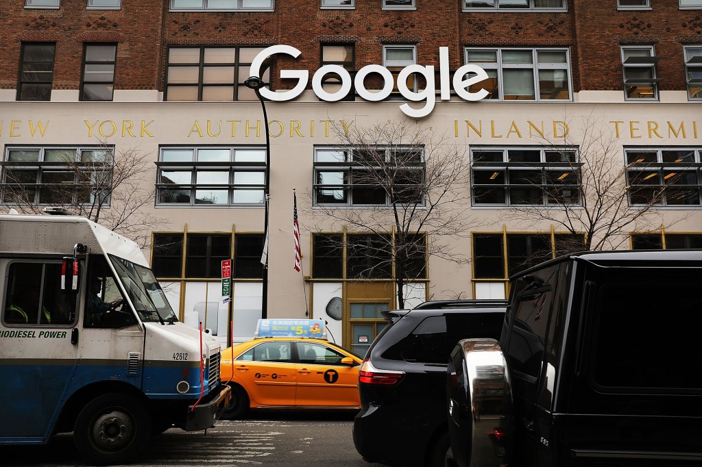 Una oficina de Google en Nueva York 