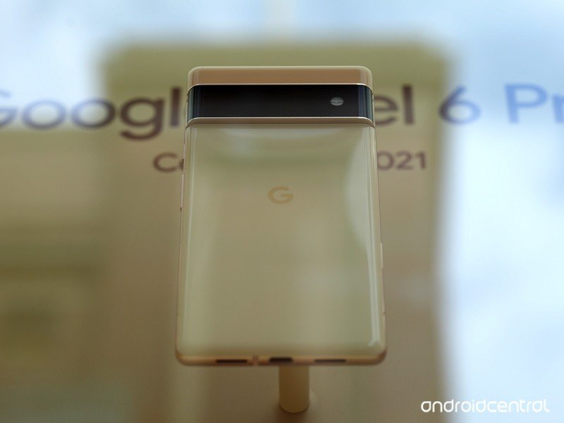 Google Pixel 6 Pro Próximamente Unidad de visualización Nyc Gold Close