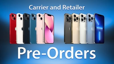 Característica 2 de pedido anticipado de iPhone 13 y 13 Pro Carrier