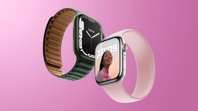 Función rosa y verde del Apple Watch Series 7