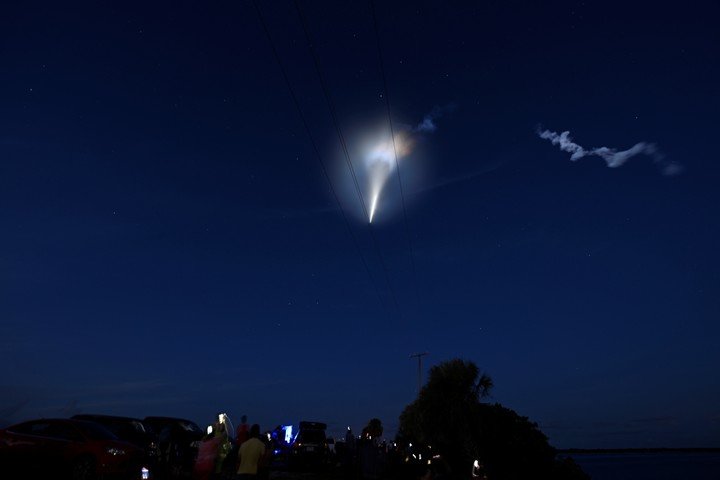 La misión SpaceX despegó de Cabo Cañaveral.  Foto: Reuters