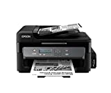 Epson M205 All-in-One Wireless Ink Tank Impresora en blanco y negro con ADF, negro