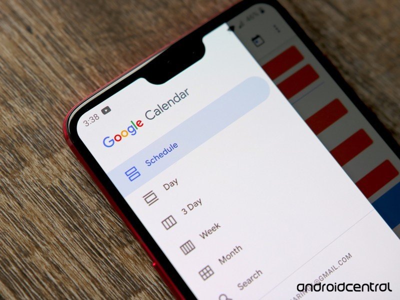 Google Calendar on Pixel 3 XL