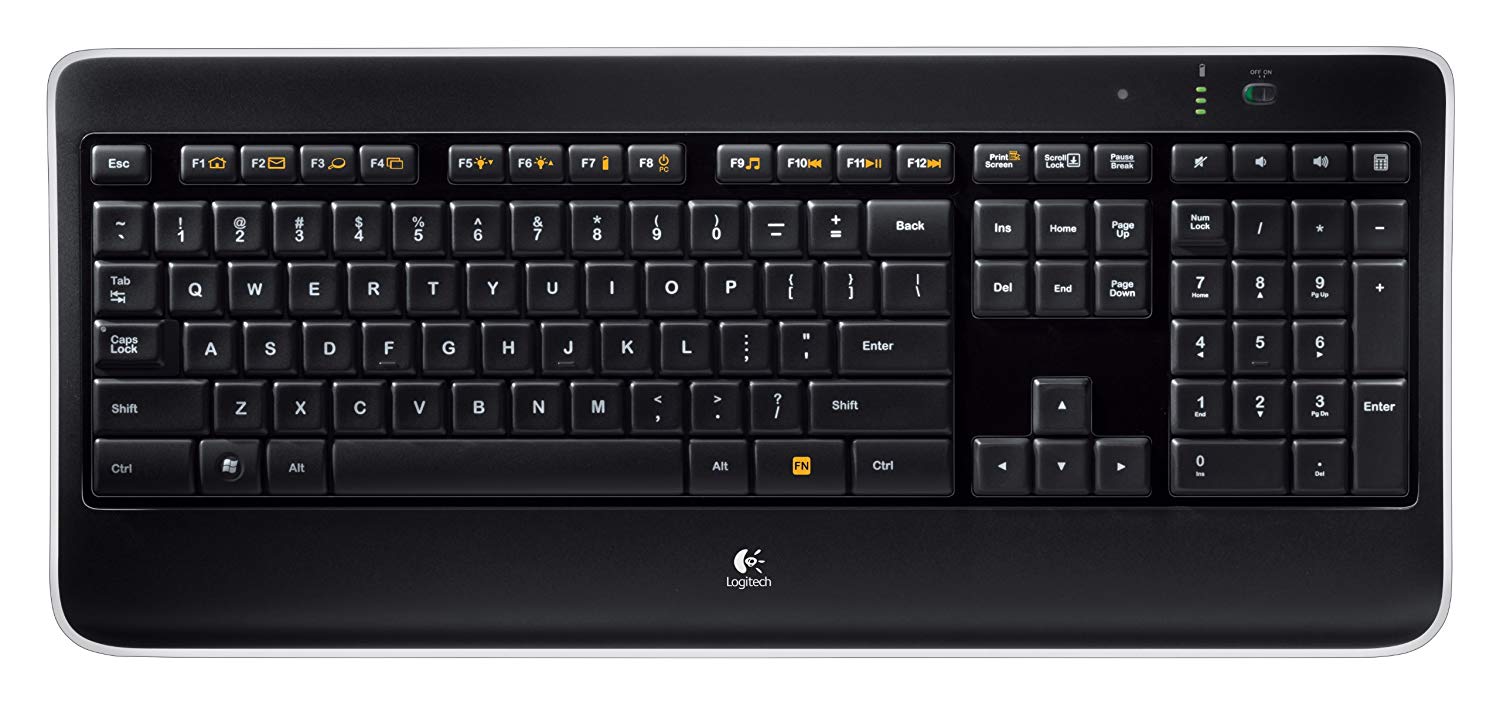 Teclado inalámbrico logitech k800