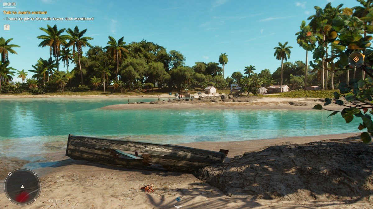 Yara, la isla donde se desarrolla el juego.  Captura de fotos del juego en PC