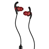 Skullcandy Set Auriculares deportivos con cable y micrófono (negro / moteado / rojo)