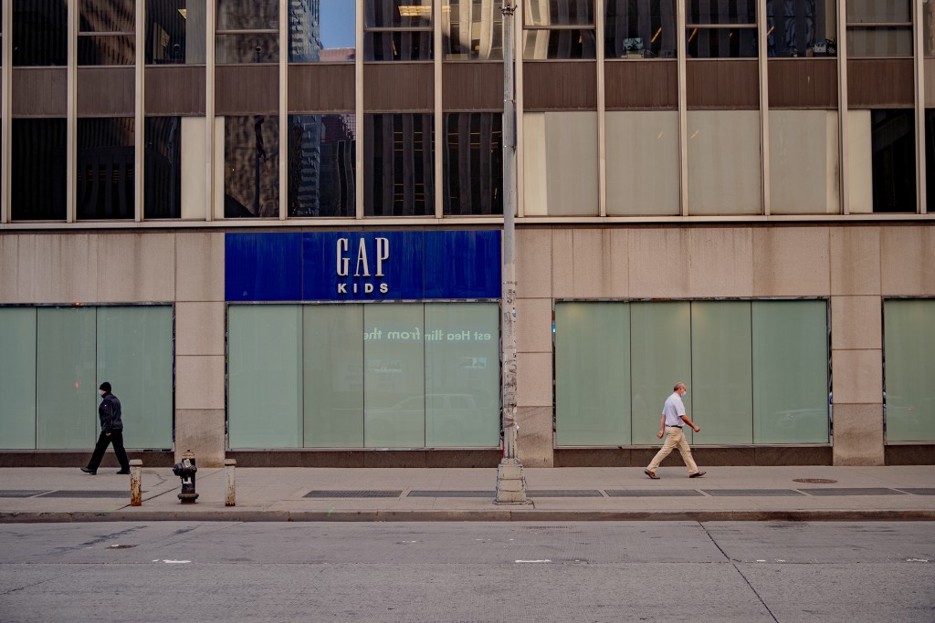 Una tienda Gap que cerró definitivamente.