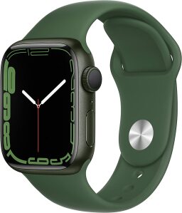 un reloj de manzana verde serie 7