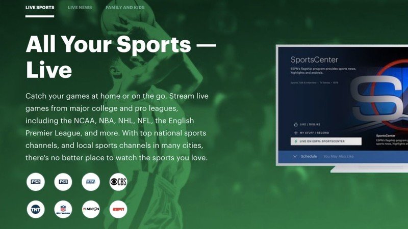 Deportes en vivo de Hulu