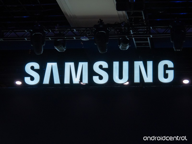 Logotipo de Samsung en CES 2019