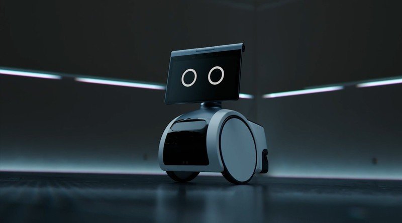 Cara de robot de Amazon Astro