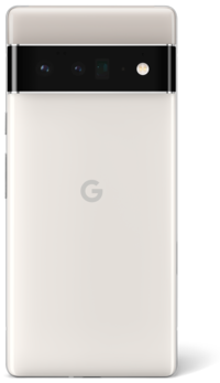 Renderizado en blanco nublado de Google Pixel 6 Pro