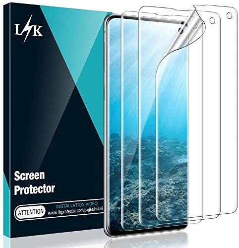 Paquete de 3 protectores de pantalla LK Galaxy S10