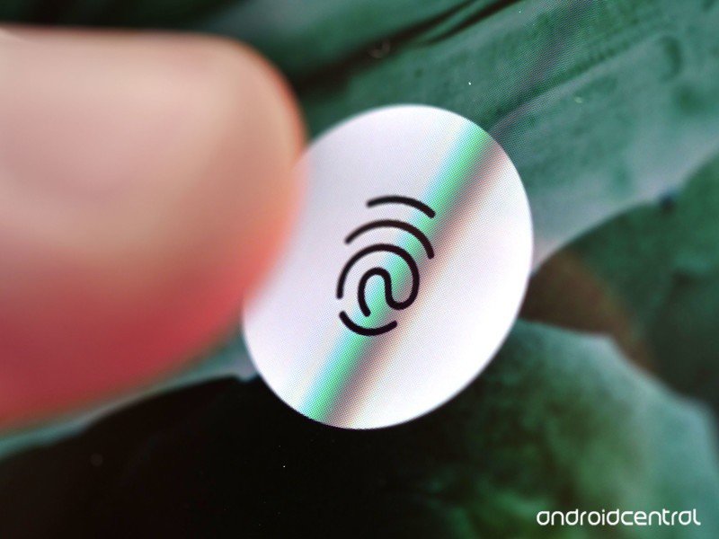 Google Pixel 6 Fingerprint Scanner Close