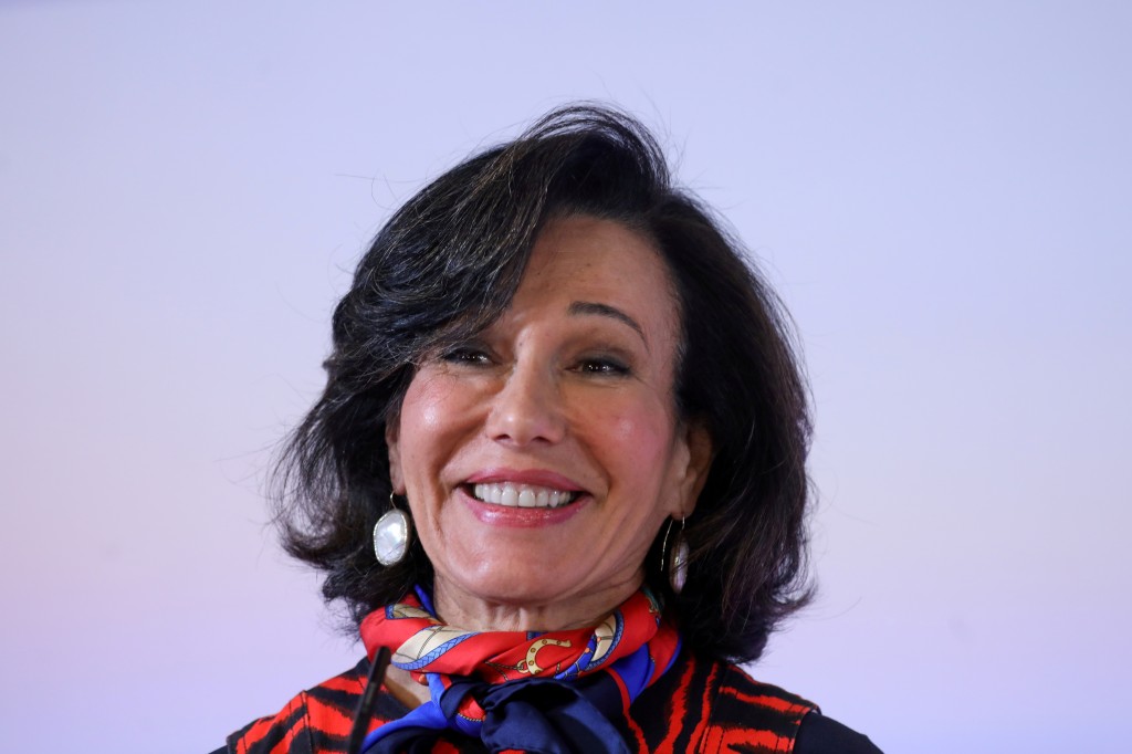 La presidenta de Banco Santander, Ana Botín