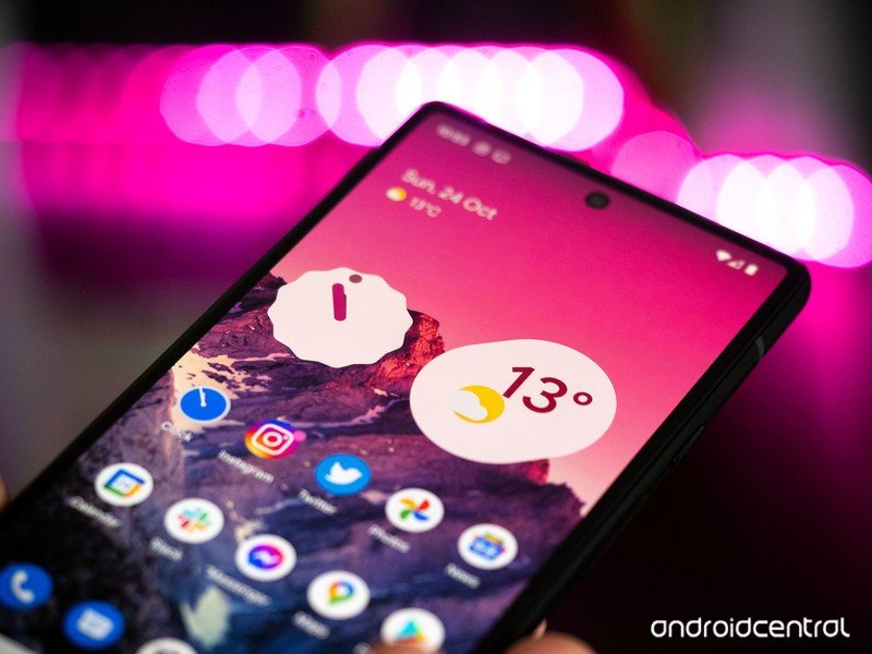 Tema de Google Pixel 6 Material You Pink