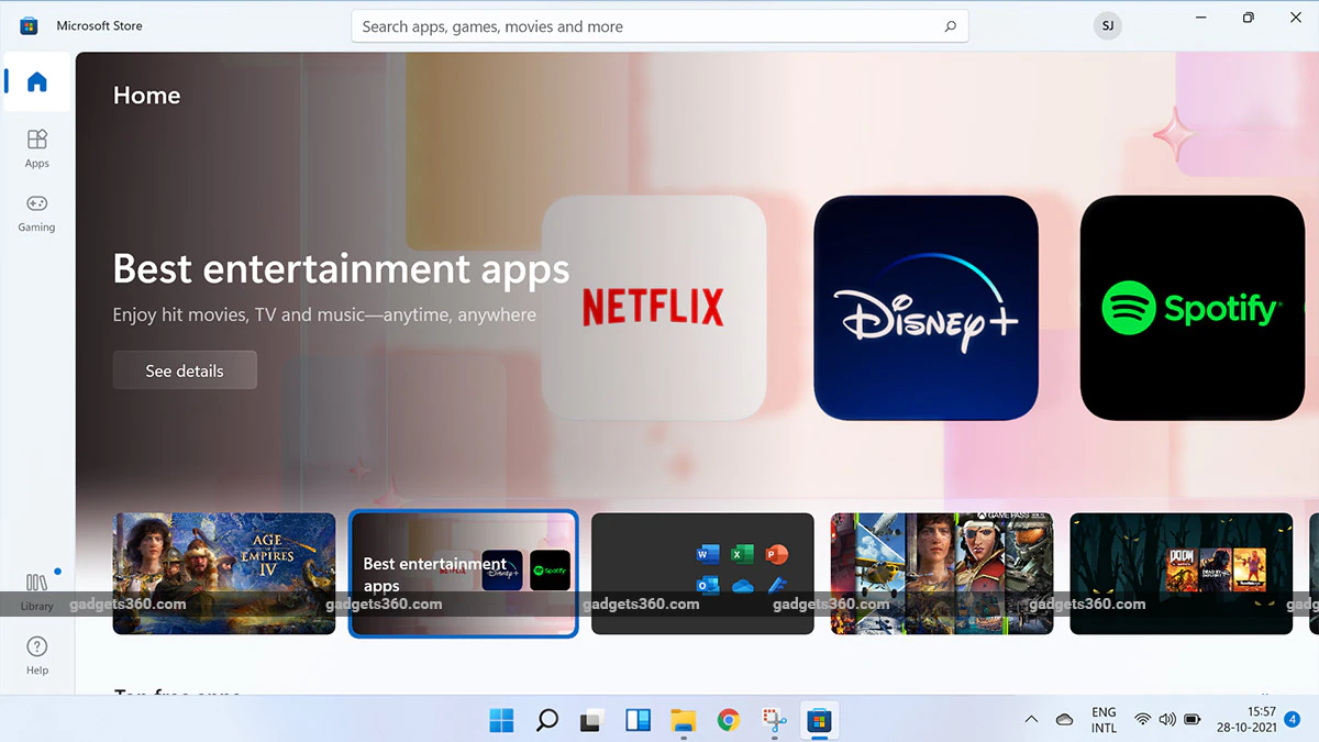 microsoft store windows11 gadgets360 Microsoft Store