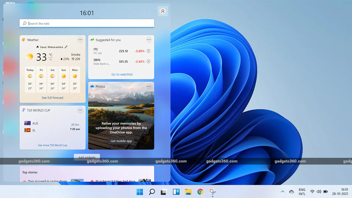 widgets windows11 gadgets360 Widgets Windows 11