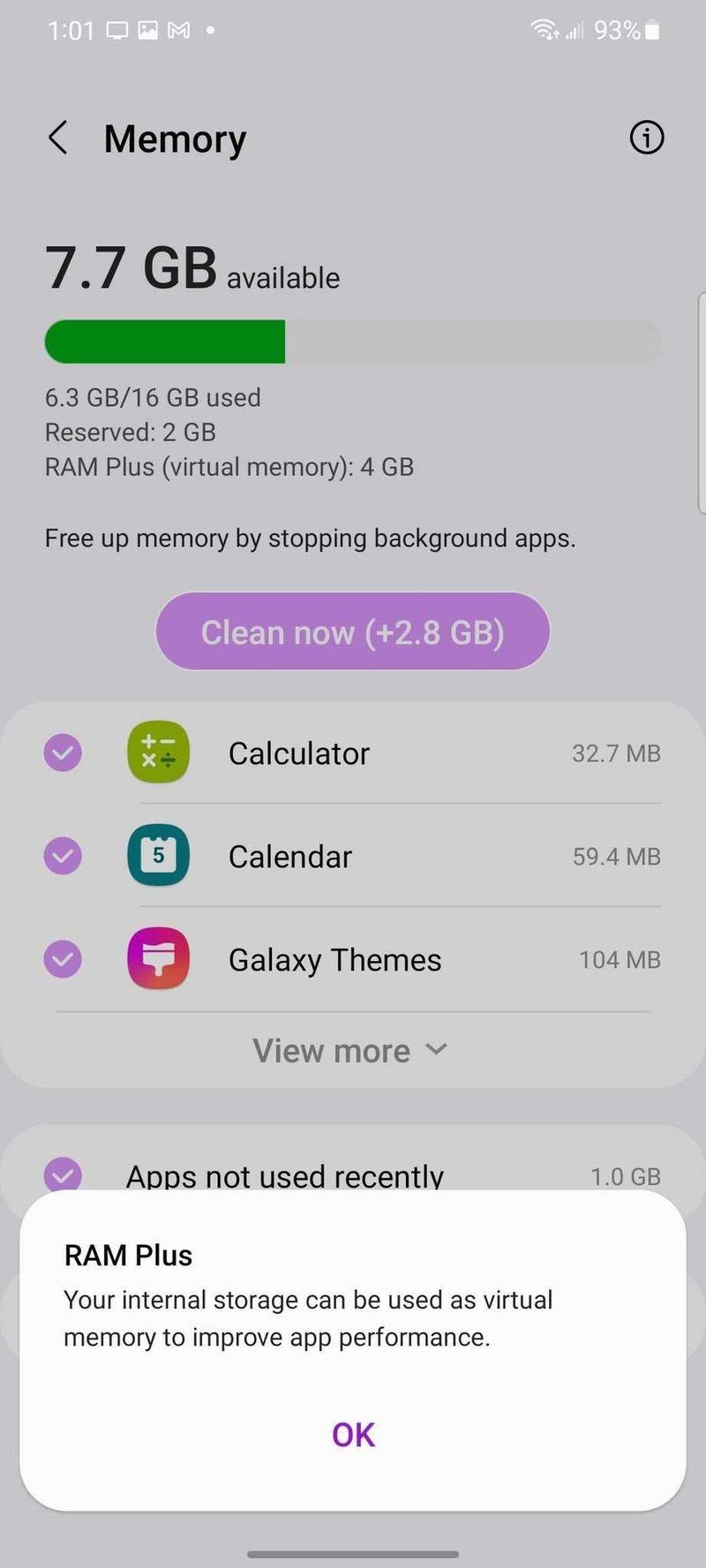 Samsung Galaxy S21 Ram Plus