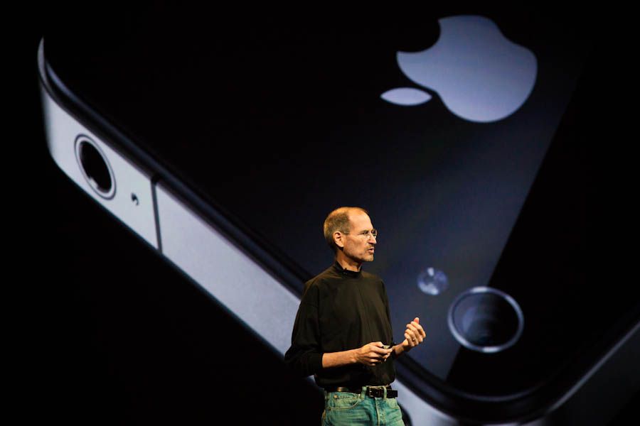 Steve Jobs y el iPhone 4