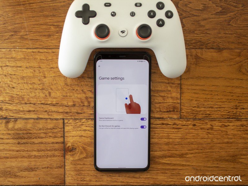 Android 12 Beta 3 Gaming Stadia