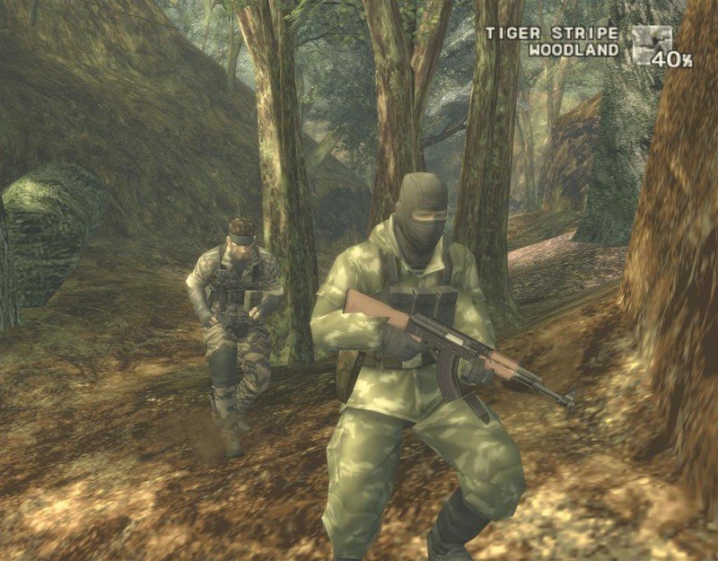 Captura de pantalla del juego de Metal Gear Solid 3