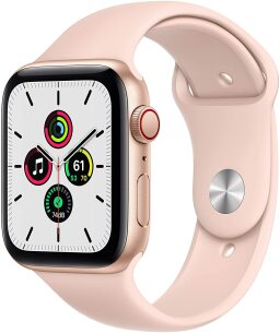 reloj de manzana rosa