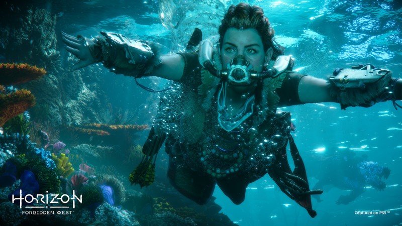 Horizon Forbidden West Aloy Underwater