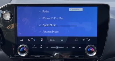 2022 lexus nx apple music select