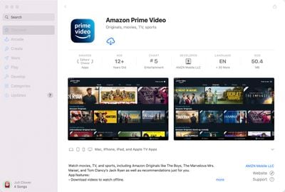 aplicación de video amazon prime