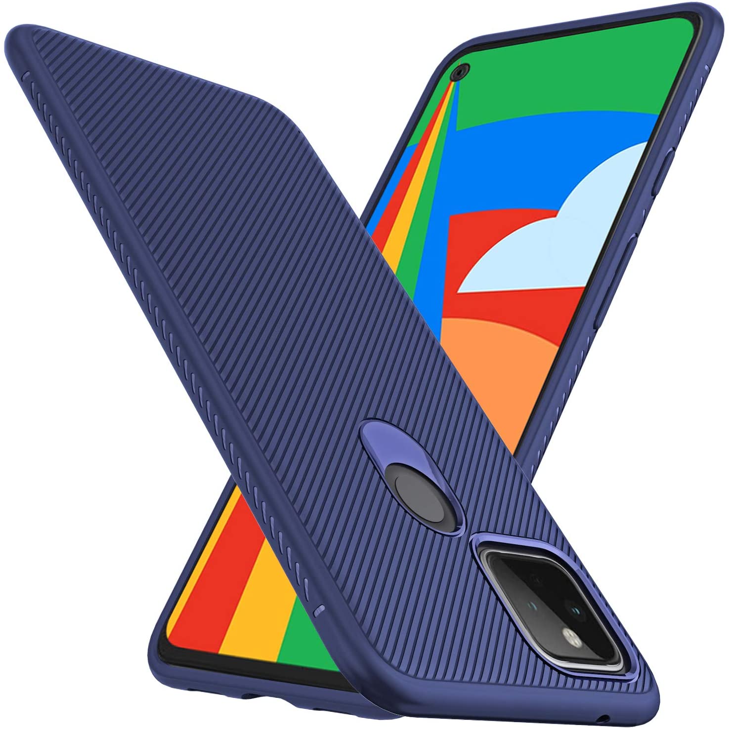 Carcasa de Tpu Lokyoo Pixel 5 azul