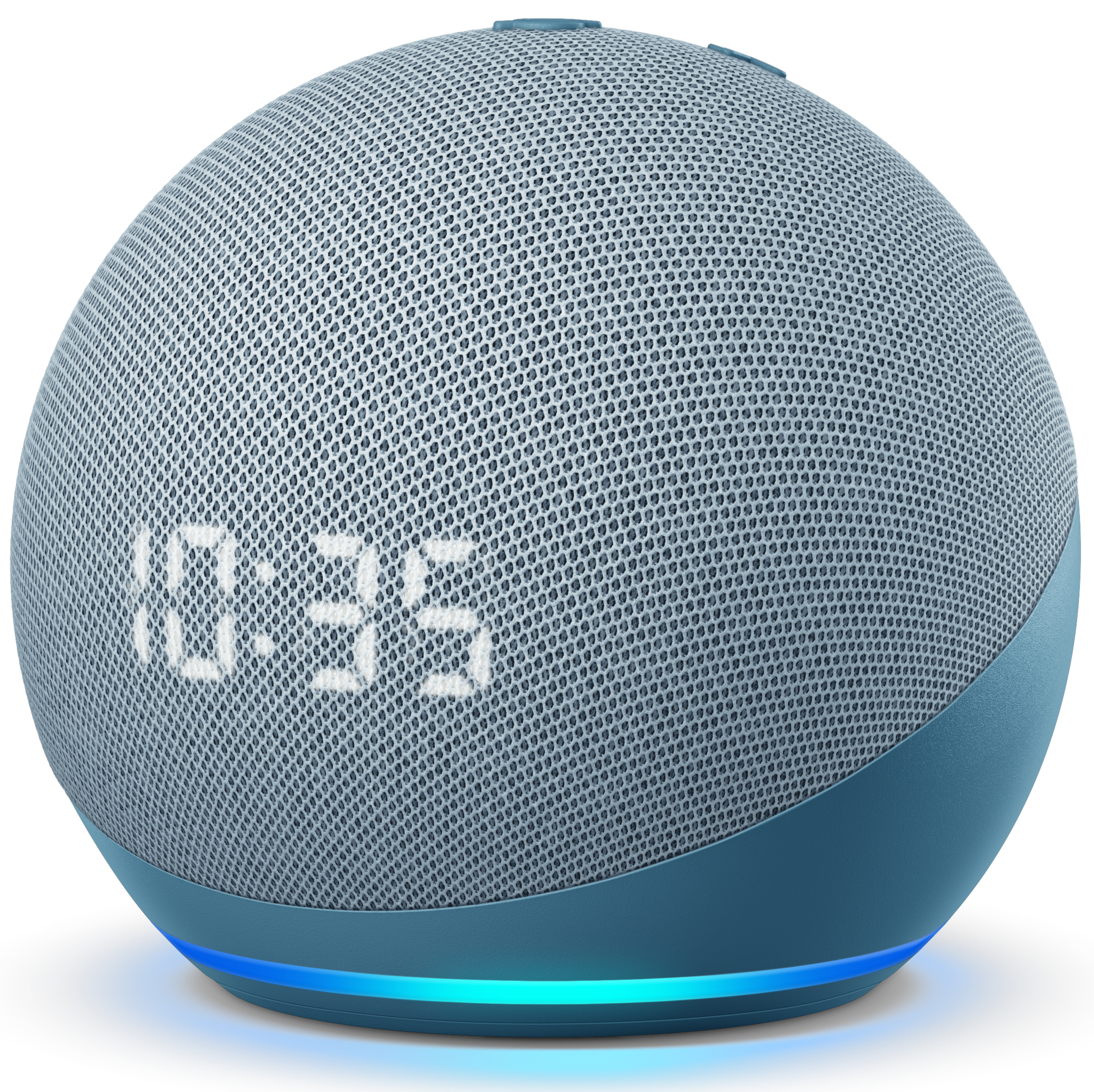 Echo Dot con reloj 4ta generación de renderizado oficial de 2020