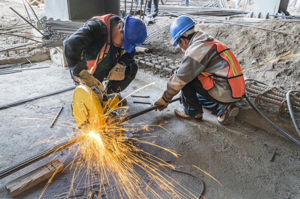 trabajadores de la construcción