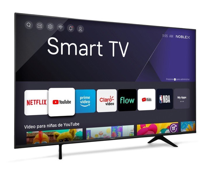 El SmarTV Noblex DK50X9500 de 50 pulgadas. Cuesta: 74.999 pesos.