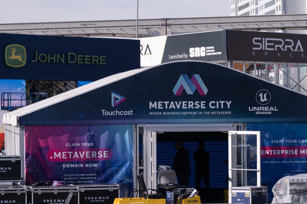 Exposición de Metaverse City en el CES de Las Vegas