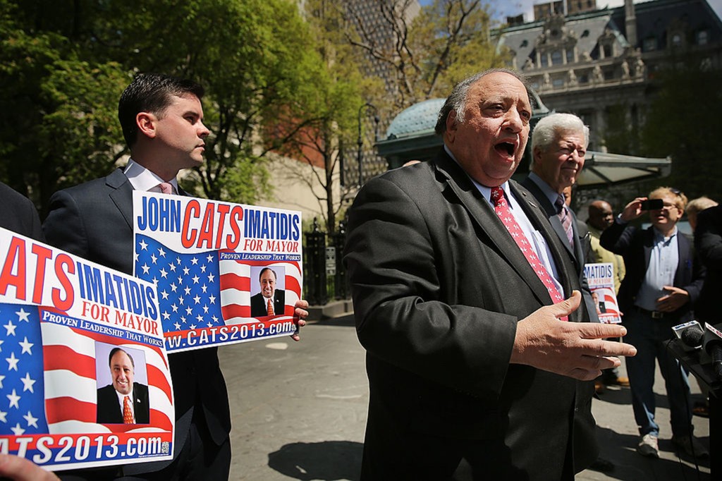 John Catsimatidis cuando se postuló para alcalde en 2013.