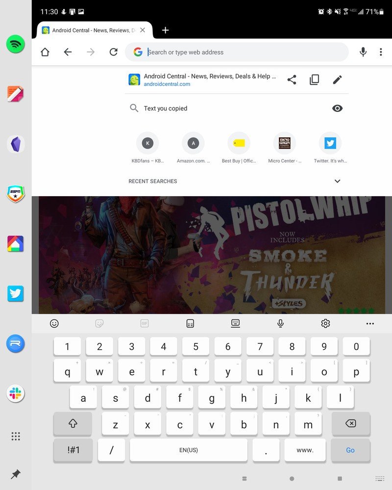 Change Keyboard Z Fold 3