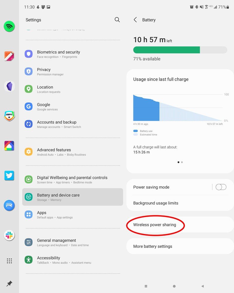 Enable Wireless Powershare Z Fold 3