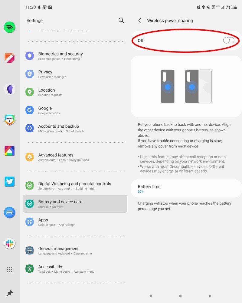 Enable Wireless Powershare Z Fold 3