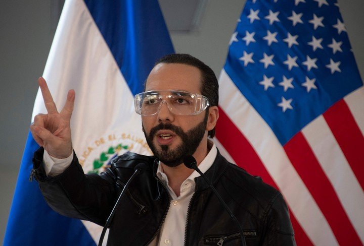 Nayib Bukele, presidente de El Salvador.  foto AFP