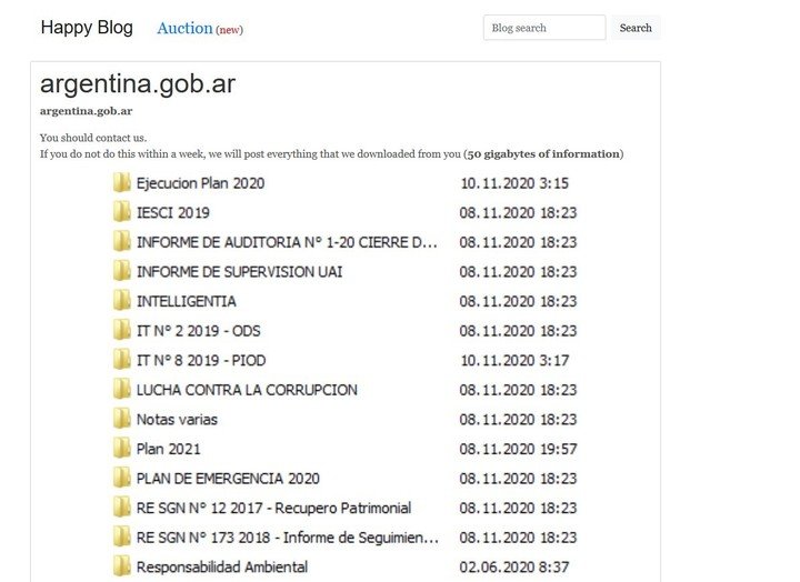 Revil: el ransomware que ahora afectó a Argentina.gob.ar