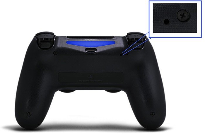 Botón de reinicio DualShock 4