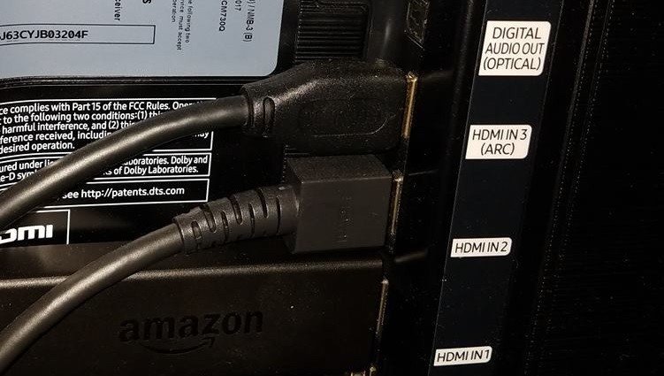 HDMI Ports in Samsung MU7000